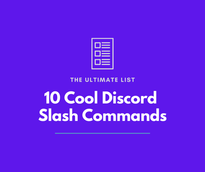 Découvrez 10 commandes slash Discord sympas et utiles dans cette liste ultime !