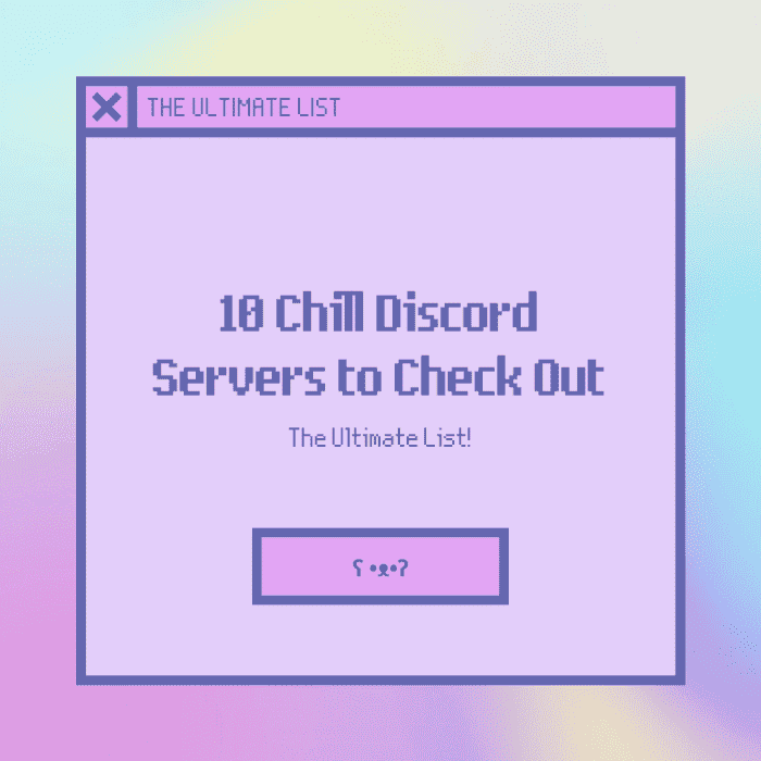 Découvrez 10 serveurs Discord chill dans cette liste ultime !