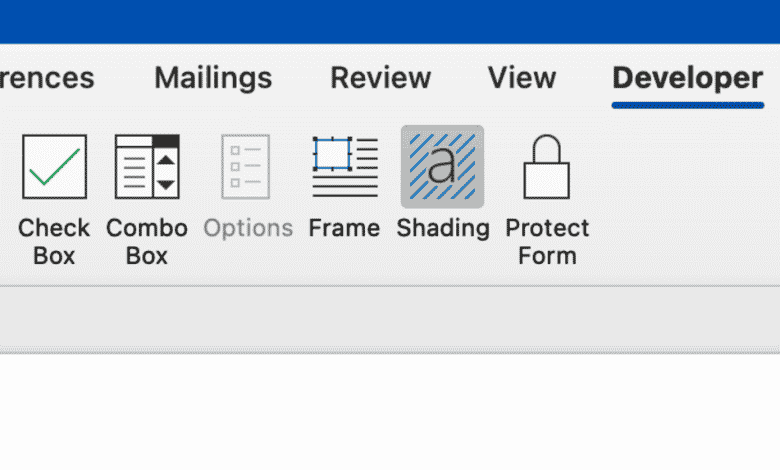 Comment ajouter une zone de liste déroulante à un document Word sur un Mac