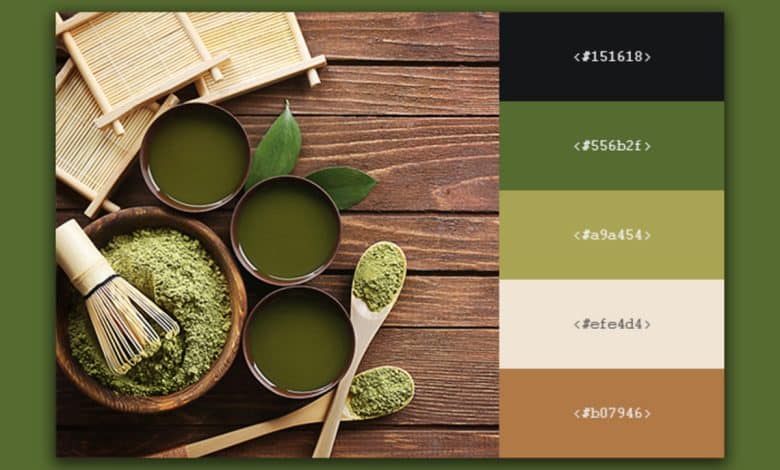 10 belles palettes de couleurs inspirées du café/thé pour votre prochain design