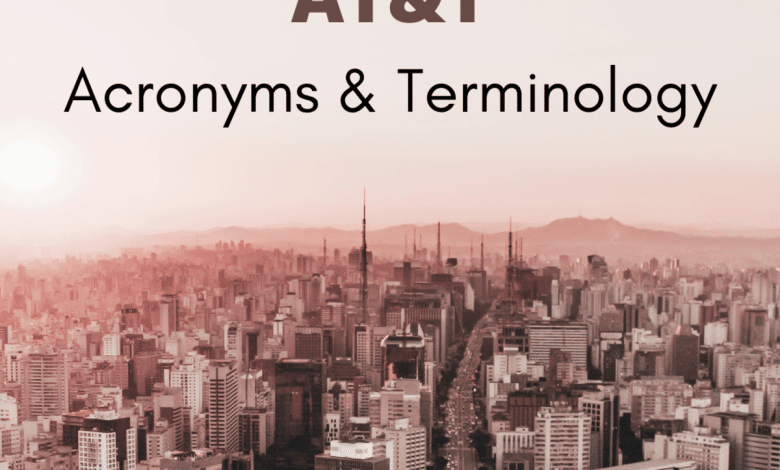Langue AT&T, acronymes et conversation téléphonique (avec photos)