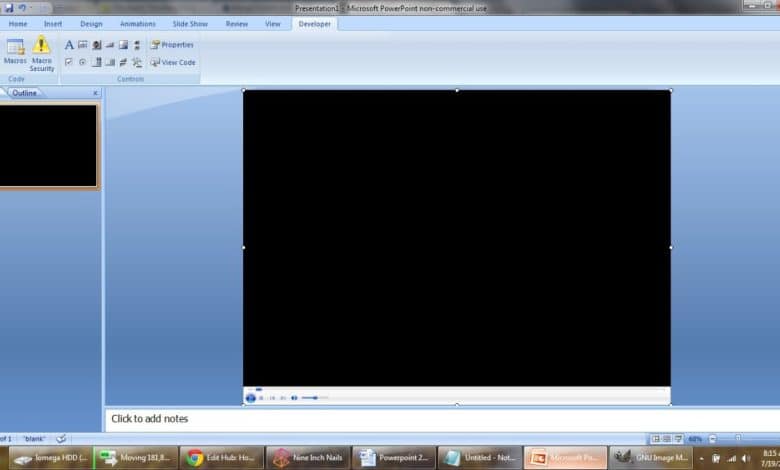Comment obtenir des vidéos à ne pas sauter dans PowerPoint en incorporant une vidéo