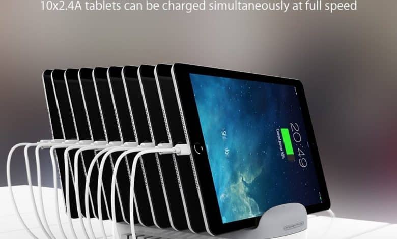 Examen de la station de charge multiple à 10 ports NTONPOWER