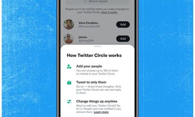 Qu'est-ce que la fonctionnalité "Cercle" de Twitter et qui peut l'utiliser ?