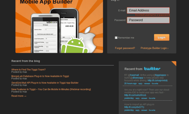 Liste des constructeurs d'applications mobiles pour créer des applications Wysiwyg