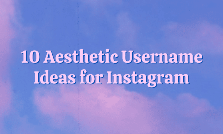 10 idées de noms d'utilisateur esthétiques pour Instagram : la liste ultime
