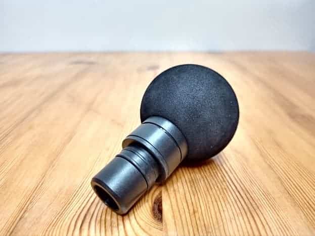 Tête ronde utilisée pour les grands groupes musculaires