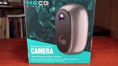 Examen de la caméra de sécurité extérieure Meco