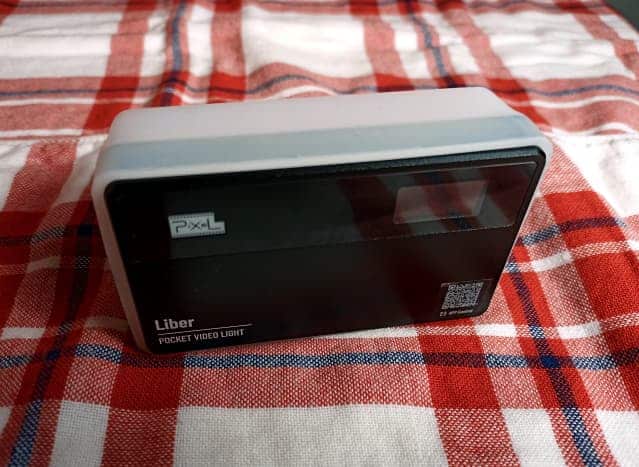 La torche vidéo liber équipée de son diffuseur softbox