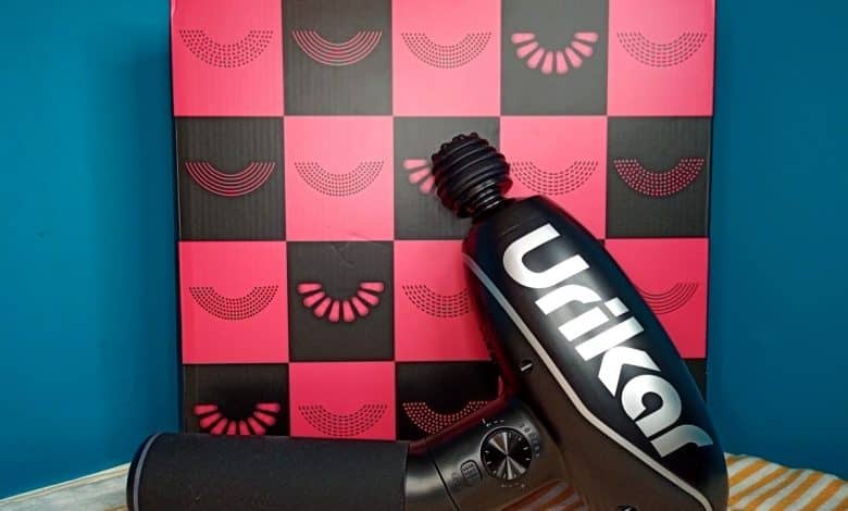 Examen du pistolet de massage chauffant Urikar Pro 2