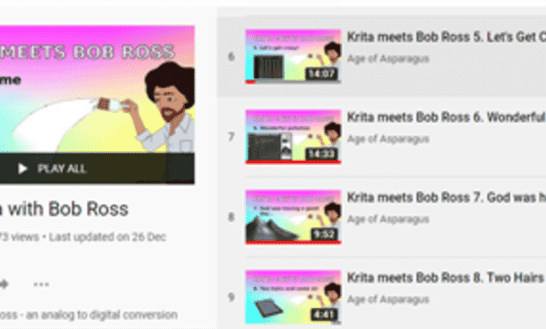 Tutoriels pour vous aider à commencer à peindre numériquement comme Bob Ross