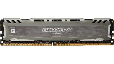 Examen de la RAM Crucial Ballistix Sport LT et Corsair Vengeance LPX