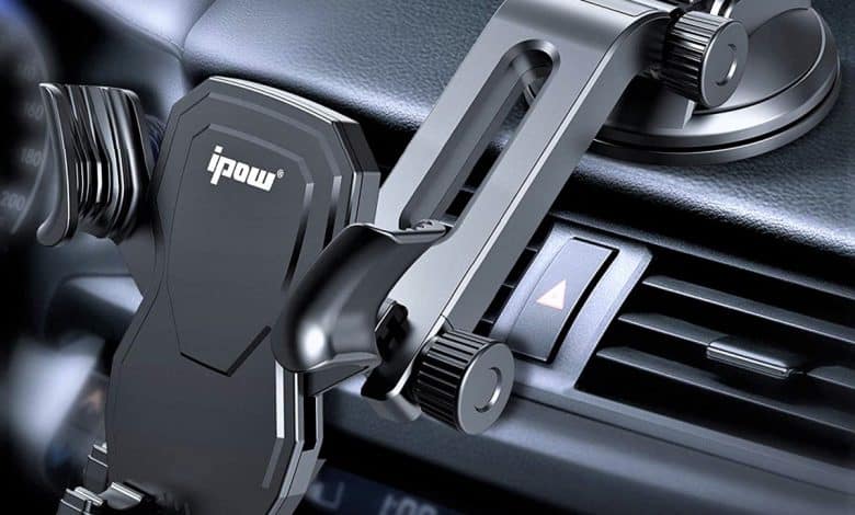 Examen du support de téléphone de voiture Ipow: le support de smartphone mains libres à gravité le plus abordable
