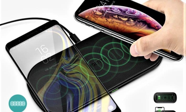 Examen du chargeur sans fil double rapide Choetech à 5 bobines