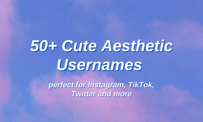 50+ noms d'utilisateur et idées esthétiques mignons: la liste ultime