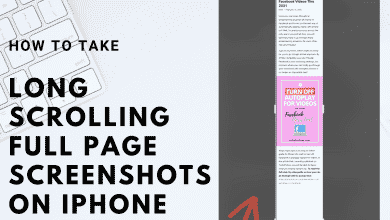 Comment faire une capture d'écran sur iPhone (capture d'écran pleine page)