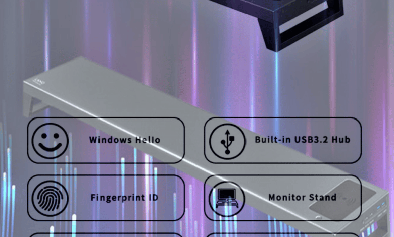 Lanq PCDock : le support de moniteur de bureau ultime et l'accessoire PC