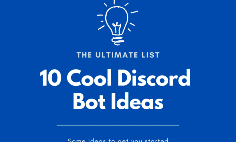 10 idées de bot Discord : la liste ultime