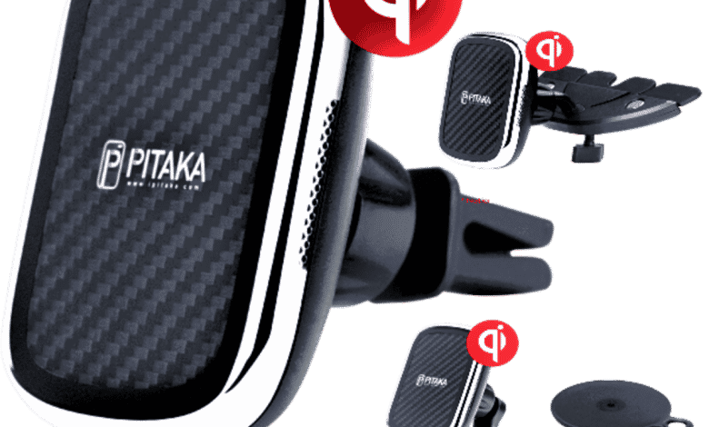 Pitaka MagEZ Mount Qi - Profitez de la charge sans fil pendant la conduite