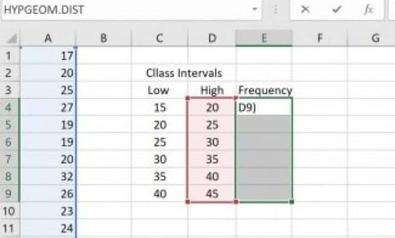 Comment créer un tableau de distribution de fréquence dans Excel