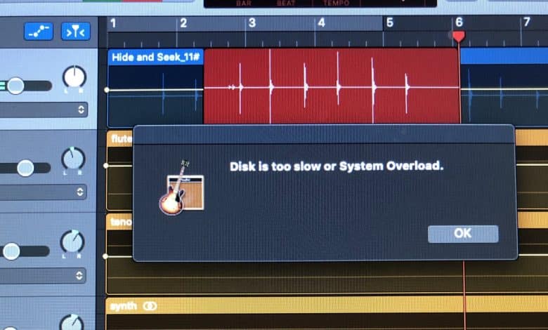 Comment réparer la surcharge du système Garageband