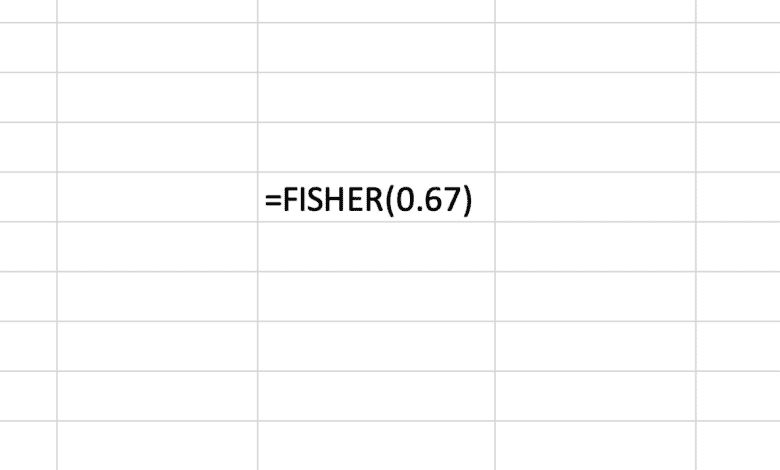 Comment utiliser la fonction FISHER dans Excel pour Mac
