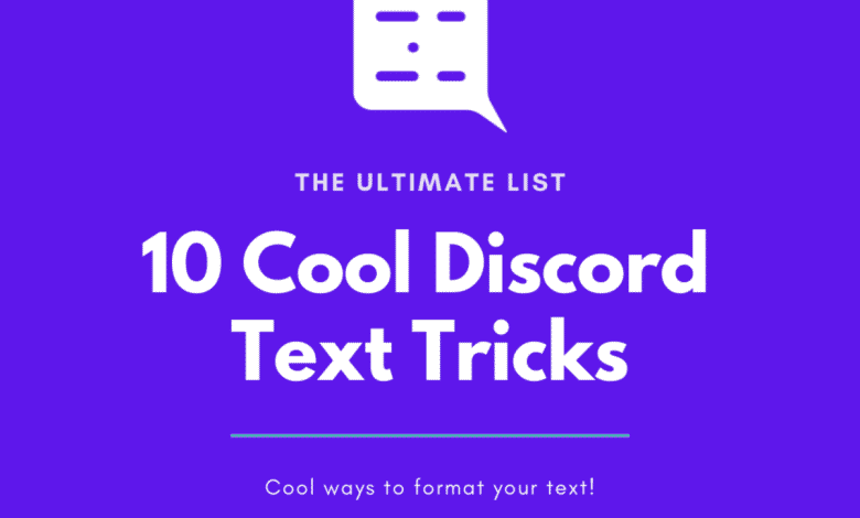 10 astuces de texte Discord que vous devriez vérifier: le guide ultime