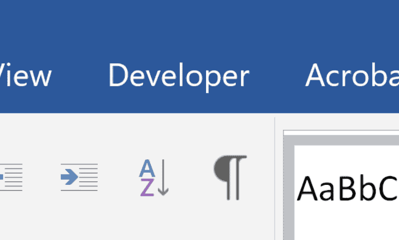 Comment ajouter l'onglet Développeur dans MS Word