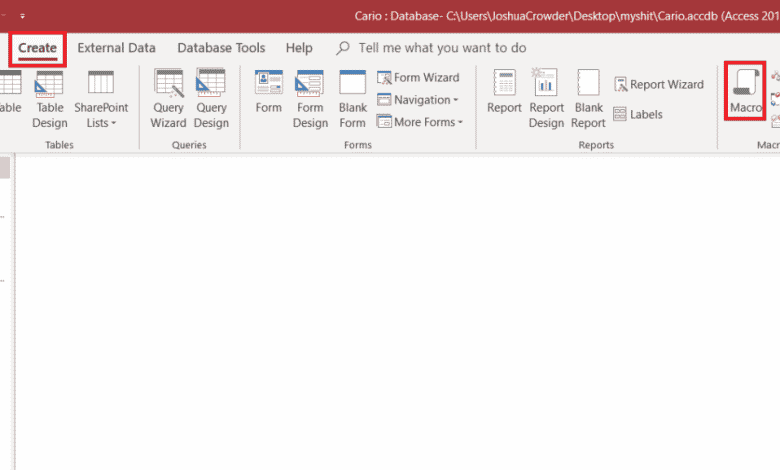 Comment créer et exécuter une macro dans Microsoft Access