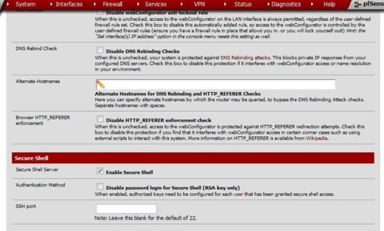 Comment accéder à pfSense à distance en utilisant SSH