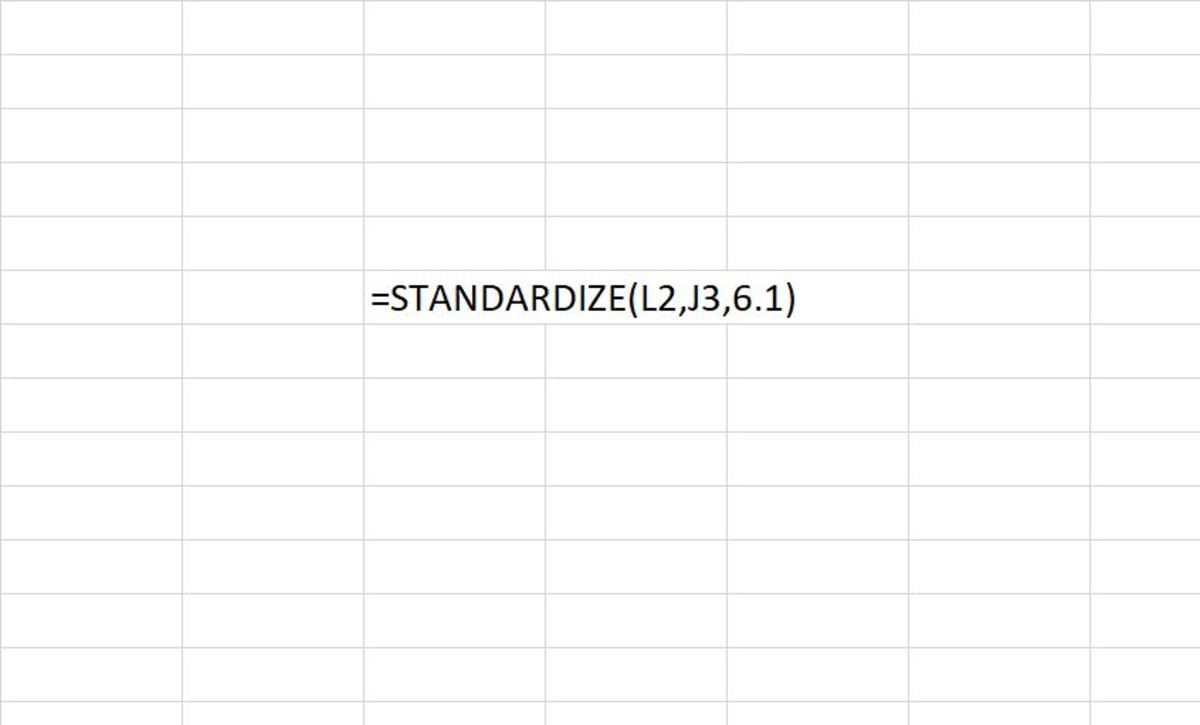 Comment utiliser la fonction STANDARDIZE dans Excel