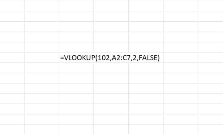 Comment utiliser la fonction VLOOKUP dans Excel