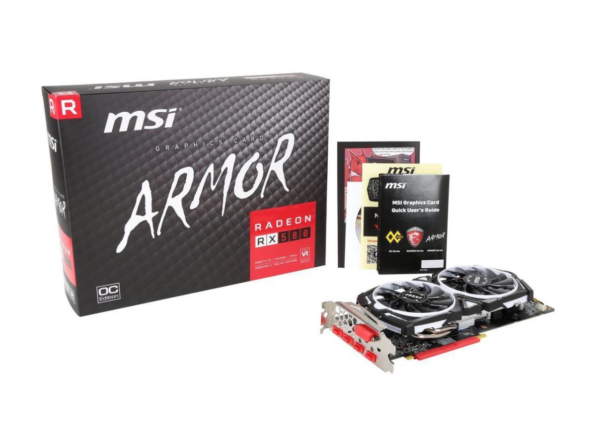Specification Radeon RX 580 ARMOR 8G OC | MSI A