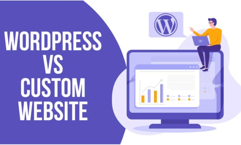 Utiliser WordPress vs. Création d'un site Web personnalisé