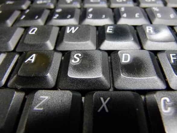 Les touches de mouvement bien usées que tout joueur sur PC connaît si bien.