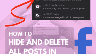 Comment masquer et supprimer tous les messages sur Facebook