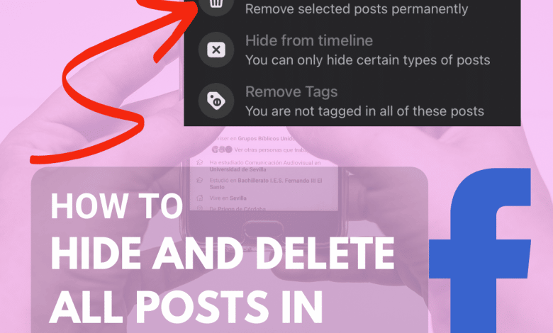 Comment masquer et supprimer tous les messages sur Facebook