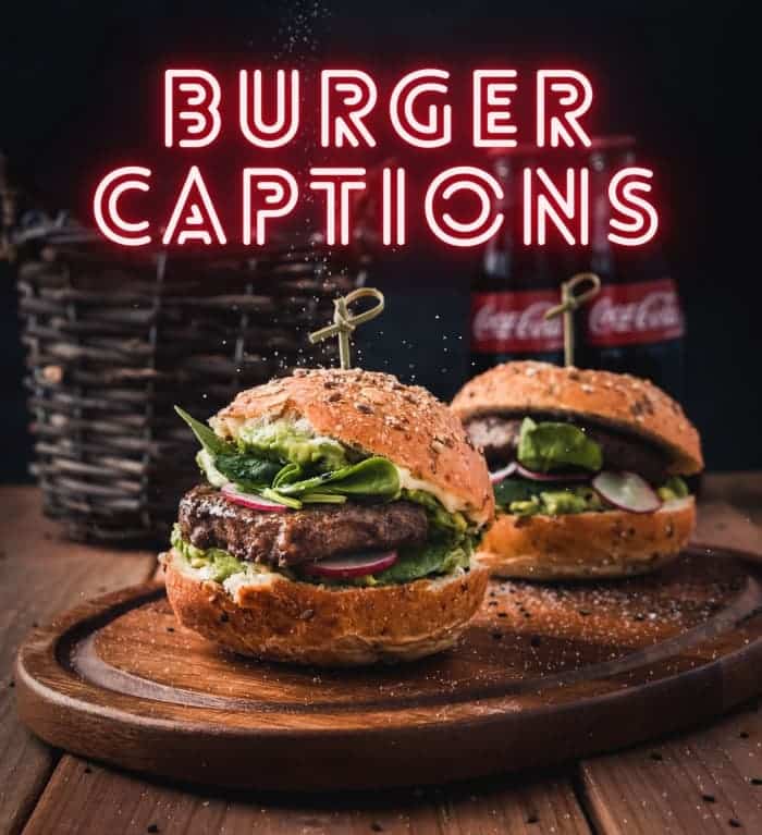 Citations de hamburgers et idées de légendes