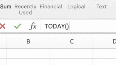 Comment utiliser la fonction AUJOURD'HUI dans Excel pour Mac