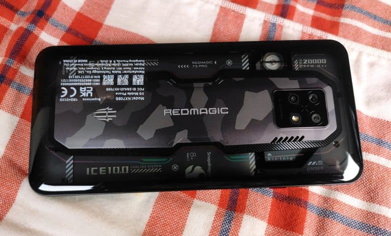 Test du smartphone Nubia Redmagic 7S Pro