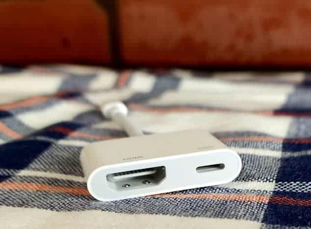 Apple Lightning vers adaptateur AV numérique 