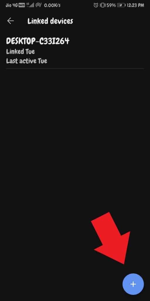 Scannez le code QR à partir du téléphone