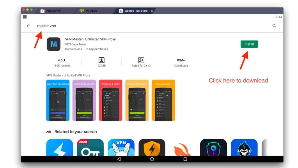 Installation du maître VPN