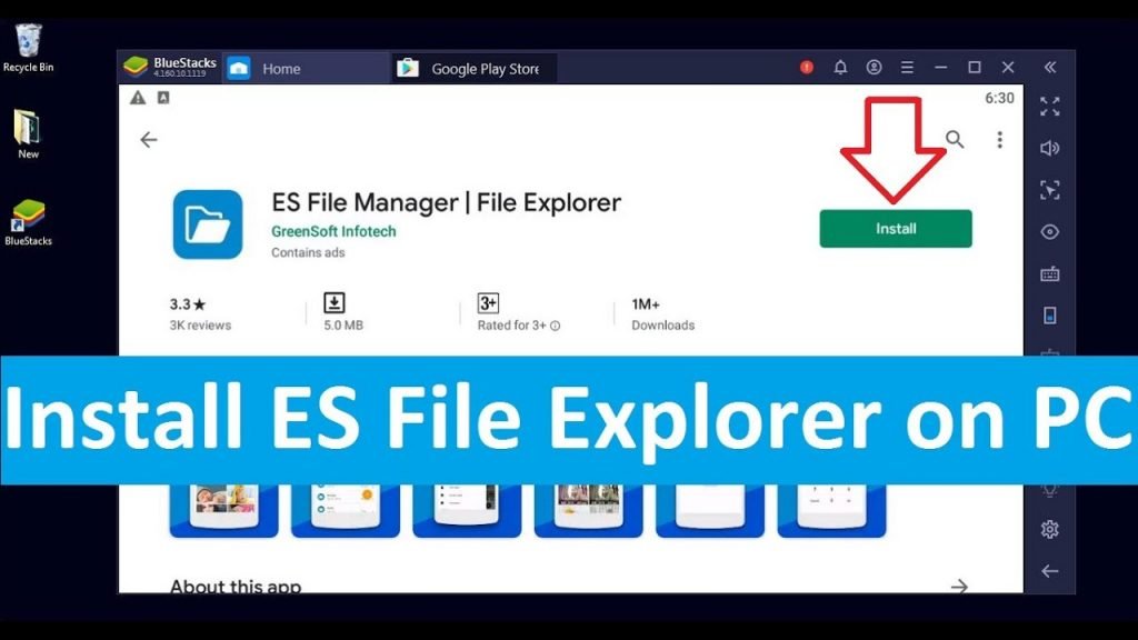 Explorateur de fichiers ES pour PC