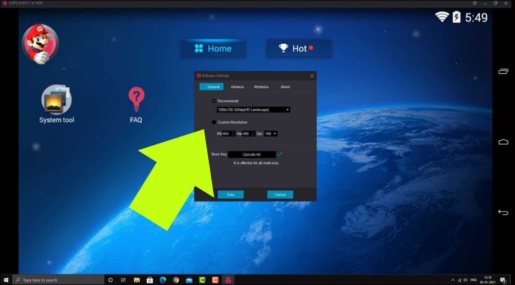 Téléchargement du lecteur Ko