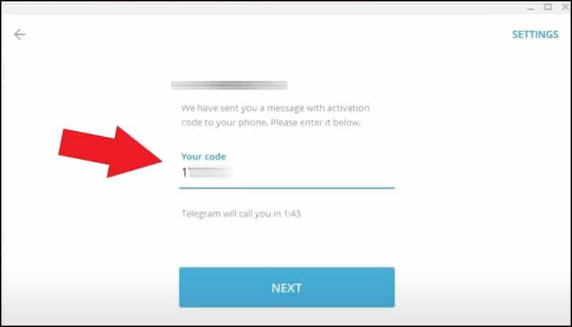 Étape 2 : Saisissez le code d'activation