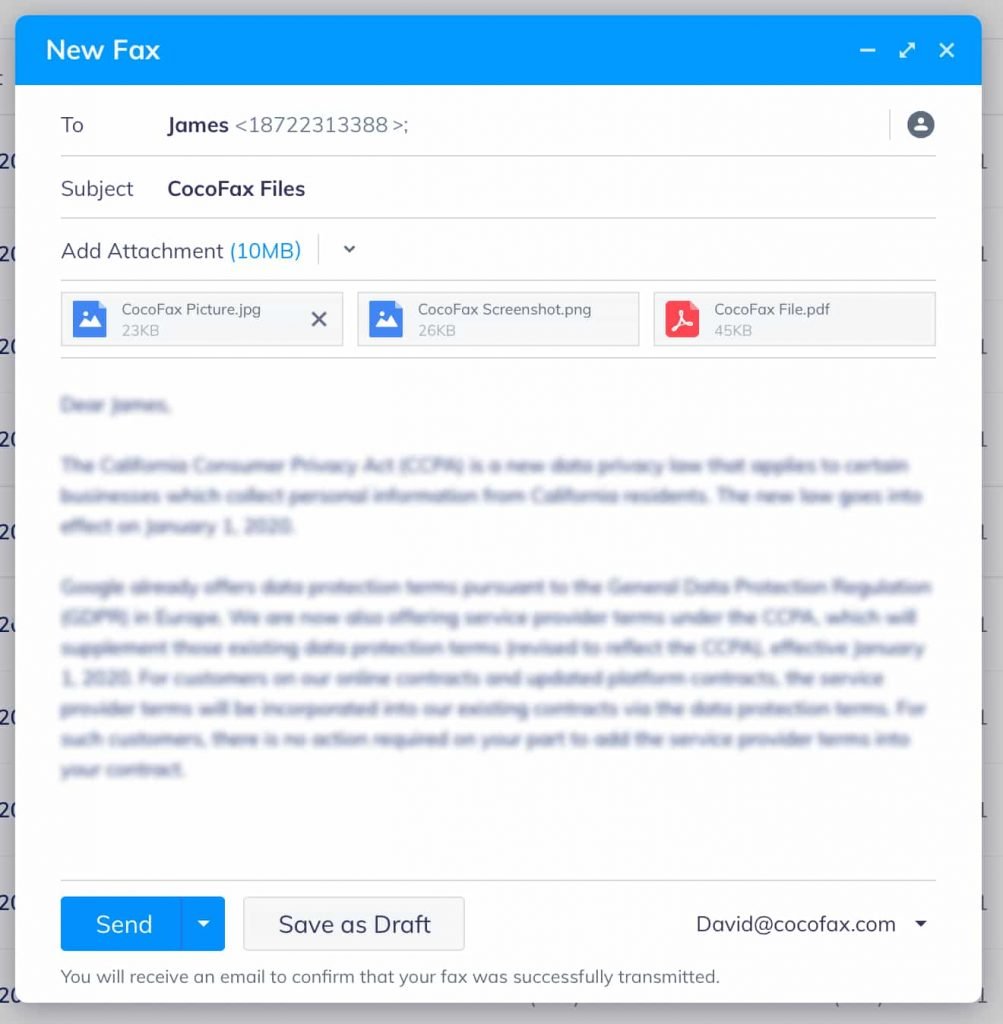 récepteur de télécopie