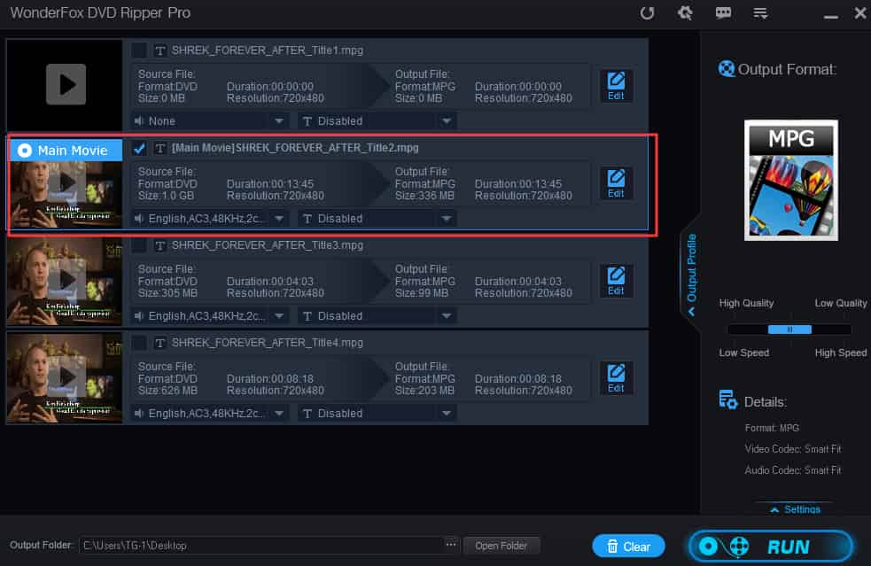 Extracteur de DVD WonderFox 