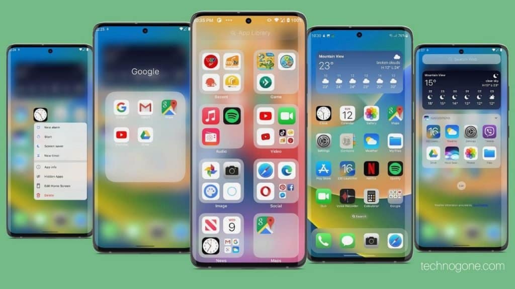 Meilleurs lanceurs iOS 16 pour Android
