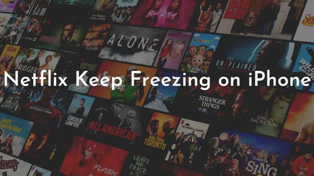 Netflix continue de geler sur iPhone-min